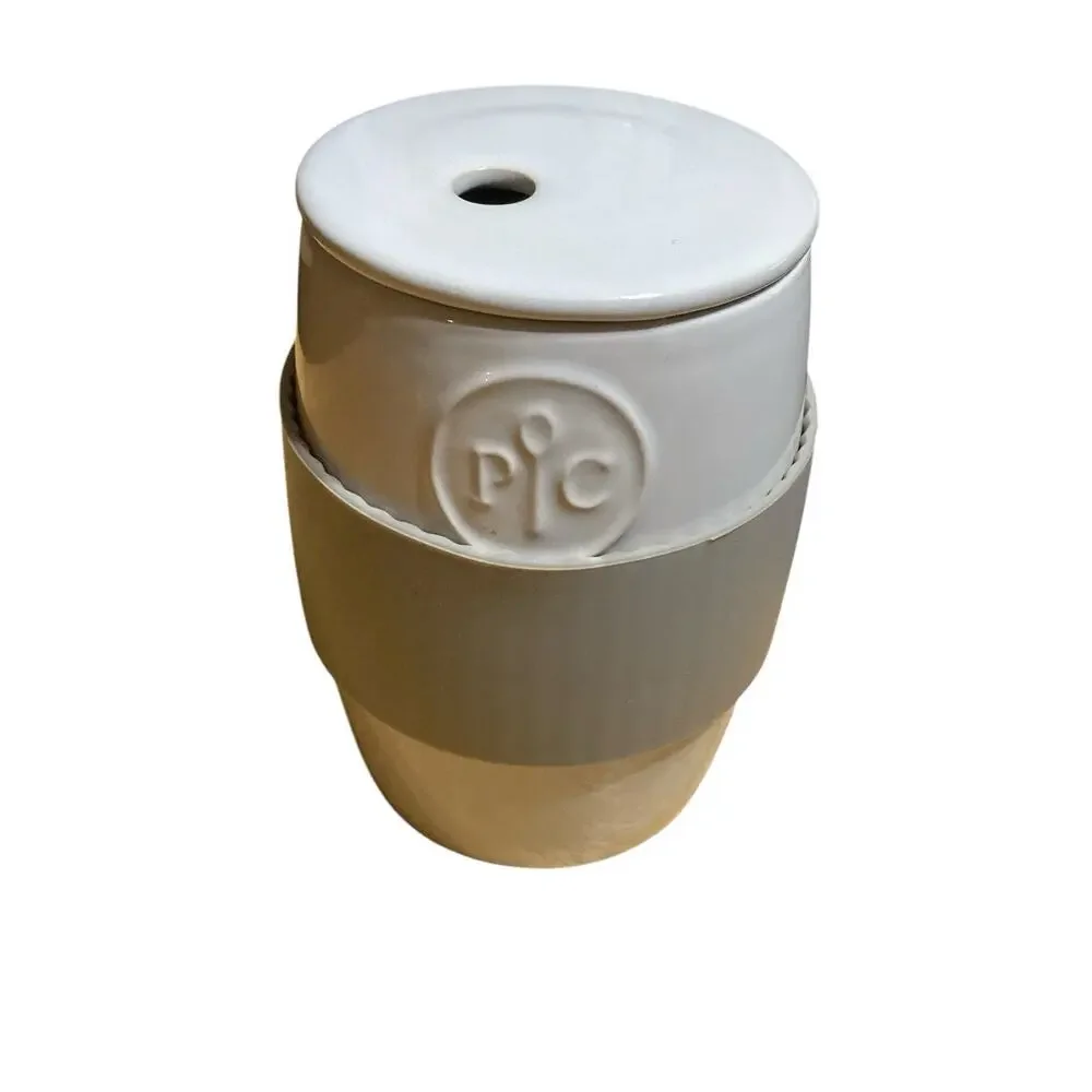 Pampered Chef‎ Ceramic White Microwave Egg Cooker 1529 w/ Instructions